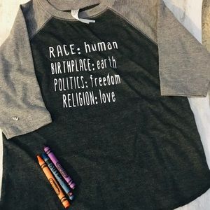 Toddler baseball tee